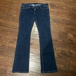 Express barely boot cut jeans